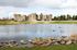 Loughnaneane Park lake and Roscommon Castle